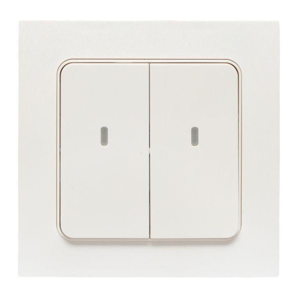 выключатель 2-кл. стокгольм умный бел. zigbee сonnect ekf rcv-st2-wd-zb от BTSprom.by