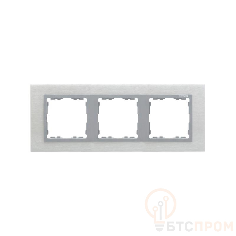 Рамка 3-м Simon82 Nature матов. сталь/алюм. (метал.) Simon 82937-34 фото в каталоге от BTSprom.by  Рамка 3-м Simon82 Nature матов. сталь/алюм. (метал.) Simon 82937-34 фото в каталоге от BTSprom.by