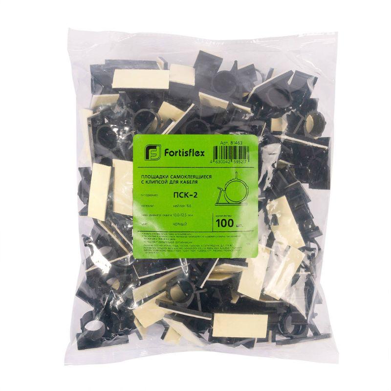  Площадка самоклеящаяся ПСК-1 черн. (уп.100шт) Fortisflex 81462 фото в каталоге от BTSprom.by