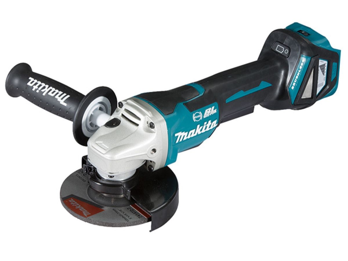 аккум. углошлифмашина makita lxt dga 517 z в кор. (18.0 в, без аккумулятора, диск 125х22.0 мм, вибро, клавишный выключатель) dga517z от BTSprom.by