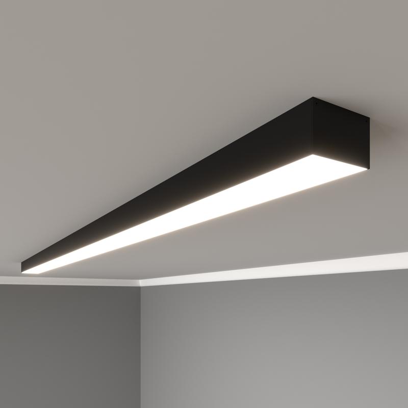 светильник светодиодный rve-pls5032-1460-n 39вт 4000к 1460х50х32мм линейный накладной ral9006 муар сер. rvelektro rve00018604 от BTSprom.by