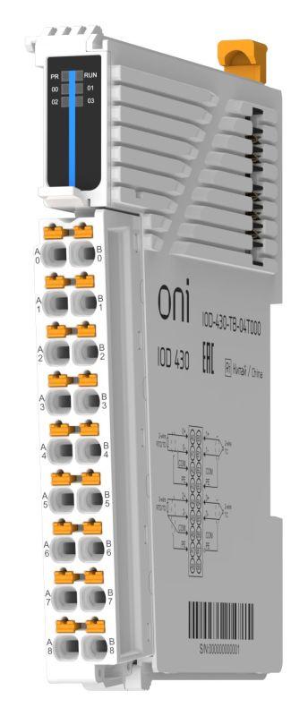 модуль аналогового ввода iod 430 4 температурных сигнала oni iod-430-tb-04t000 от BTSprom.by