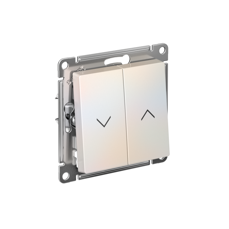 выключатель для жалюзи 2-кл. atlasdesign 10а механизм жемчуж. se atn000419 от BTSprom.by