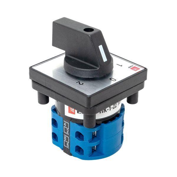  Переключатель кулачковый ПК-1-22 2П 10А "1-0-2" EKF pk-1-22-10 фото в каталоге от BTSprom.by