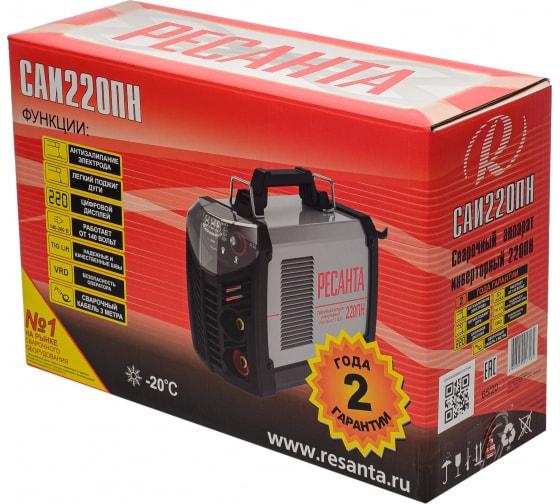 инвертор сварочный саи-220пн 220а d5 140-240в ip21 форсаж дуги ресанта 65/20 от BTSprom.by
