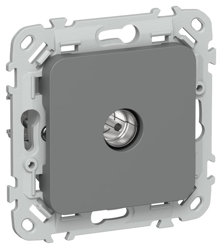 розетка телевизионная проходная сп flite ртвм-1-1-2-флма тип m экранир. механизм мокрый асфальт iek fi-a13-p-k80 от BTSprom.by