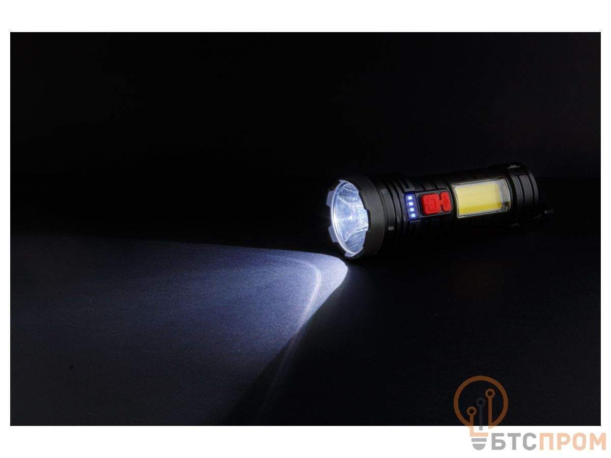  Фонарь ручной светодиодный аккум. 3Вт+3Вт ЮПИТЕР фото в каталоге от BTSprom.by