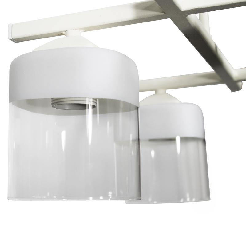  Светильник "Базиль" 141 (плафон 8420) НПБ 01-4х60-124 Е27 ИУ бел. муар Элетех 1005404677 фото в каталоге от BTSprom.by