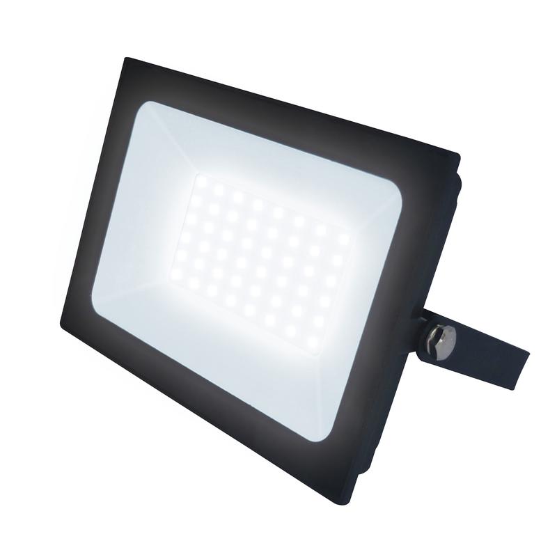 прожектор светодиодный ulf-f21-50w/4000k ip65 200-250в black бел. свет 4000к. черн. uniel ul-00007960 от BTSprom.by