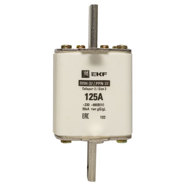  Вставка плавкая ППН-37 400/125А габарит 2 PROxima EKF fus-37/400/125 фото в каталоге от BTSprom.by