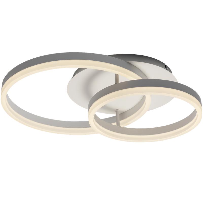  Люстра светодиодная ECLIPSE 56Вт 640х400х125мм 14кв.м потолочная ДУ 3 режима диммир. бел. Ritter 52082 9 фото в каталоге от BTSprom.by