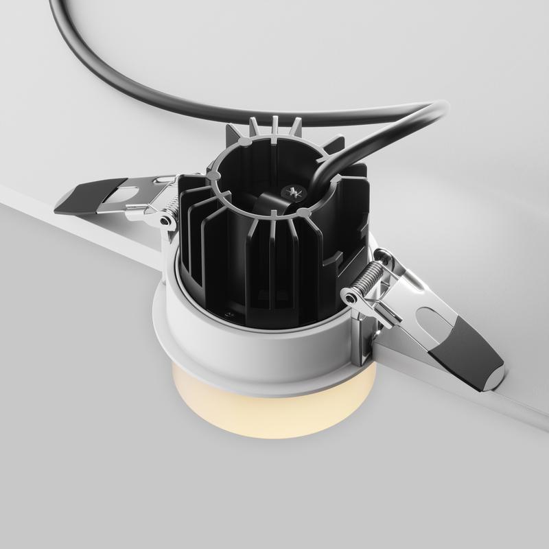  Светильник Nude 12Вт 3000К IP20 180град. встраив. Maytoni DL065-12W3K-W фото в каталоге от BTSprom.by