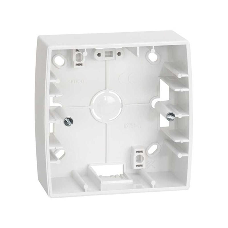 коробка наружной установки 1-м 89х89х37мм simon82 бел. 82751-30 от BTSprom.by