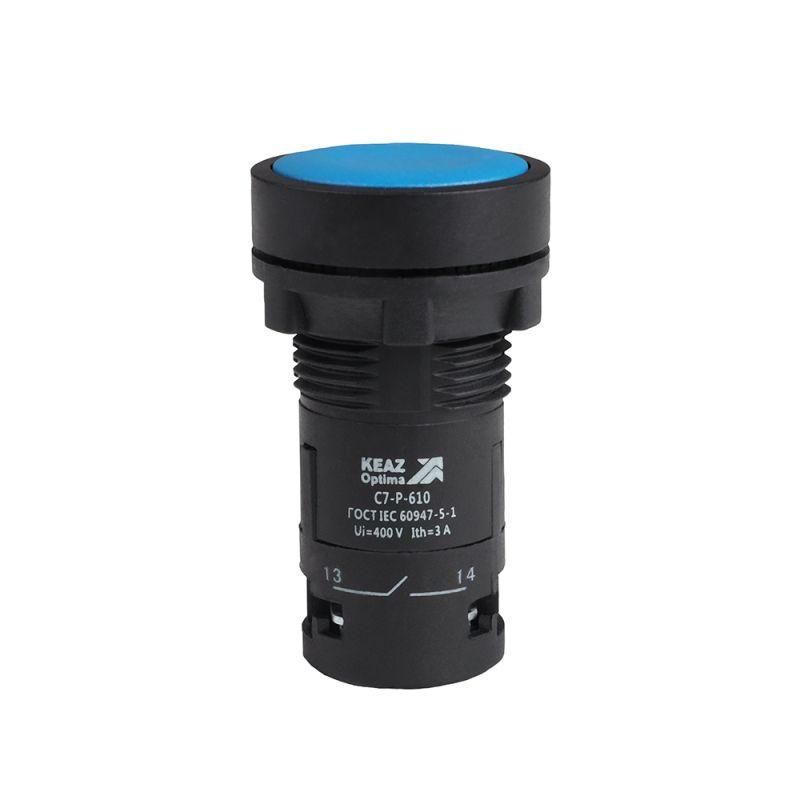 кнопка optisignal compact d22 с7-p-610 син. 1но xb7na61 кэаз 362035 от BTSprom.by
