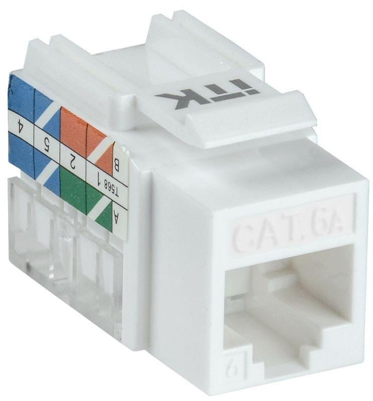 модуль keystone jack кат.6a utp 110 idc 90 град. itk cs1-1c6au-11 от BTSprom.by