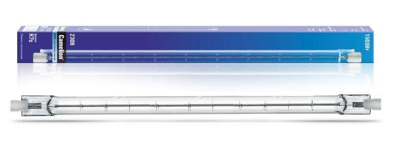 Лампа галогенная J254 1500Вт линейная R7s 3000К 240В лин. 254мм Camelion 2939 фото в каталоге от BTSprom.by