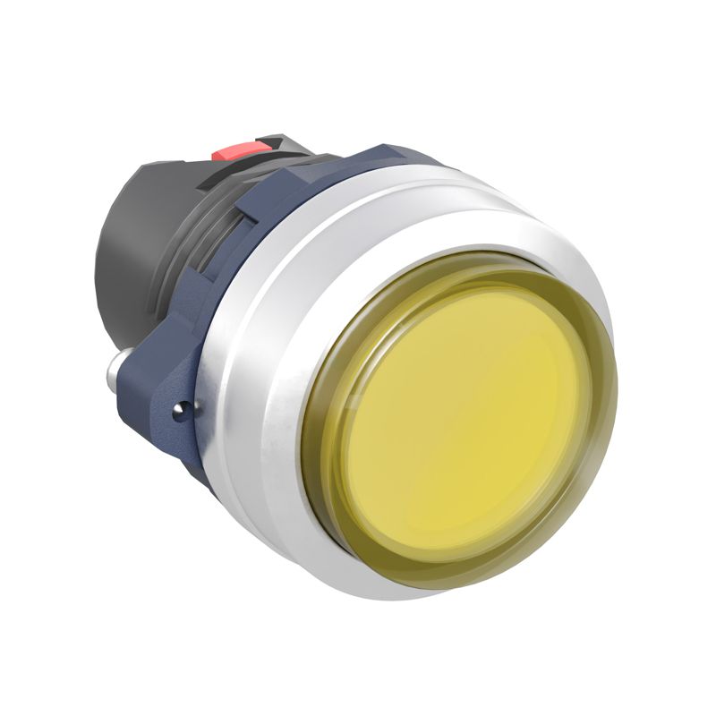 головка кнопки выпуклая прозрачная с фиксацией алюм. желт. dkc m22p-cllya от BTSprom.by