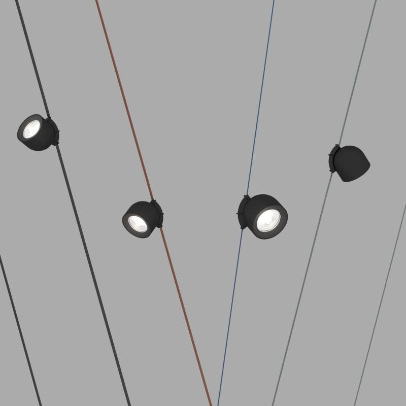  Светильник для трека-ремня Belty Spot 12Вт 4000К IP20 48В DC 100х107мм RA90 38град. поворотн. со светодиодом алюм. черн. DENKIRS 723198 фото в каталоге от BTSprom.by