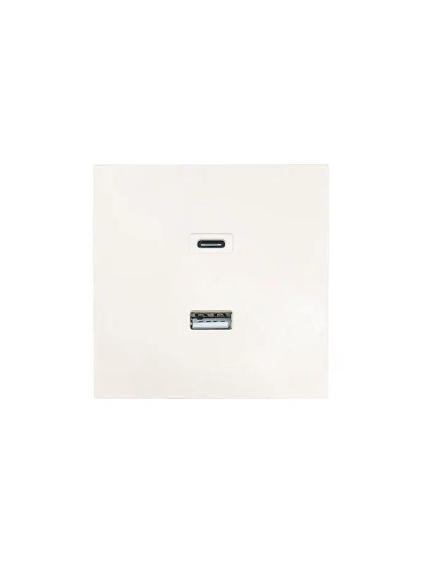розетка type-c+ usb разъем сп zima ip20 слон. кость lezard 704-9088-192tc от BTSprom.by