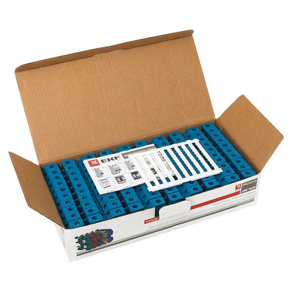  Колодка клеммная JXB-16/35 (90а) син. EKF plc-jxb-16/35b фото в каталоге от BTSprom.by