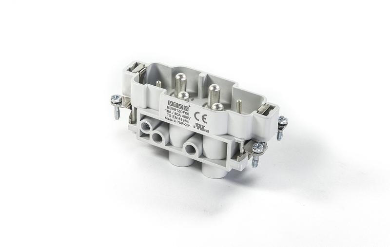 штепсель 6 полюсов 4х80а; 2х16а (7-12) emas eb0812cf00 от BTSprom.by