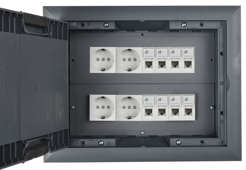  Лючок напольный ONFLOOR 24 16мод. PRIMER IEK KNL-80-16-7012 фото в каталоге от BTSprom.by