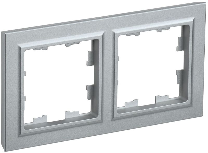 рамка 2-м brite ру-2-бра алюм. iek br-m22-k47 от BTSprom.by