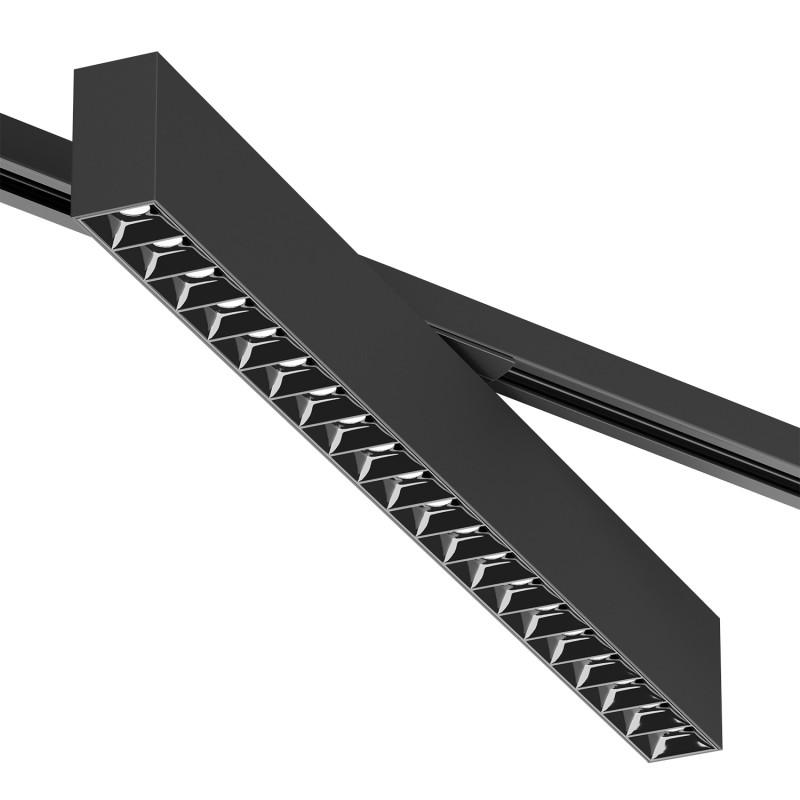 светильник трековый edder 40вт 4000к ip20 220в l538мм 30град. 1ф поворотн. со светодиодом алюм. черн. denkirs 717783 от BTSprom.by