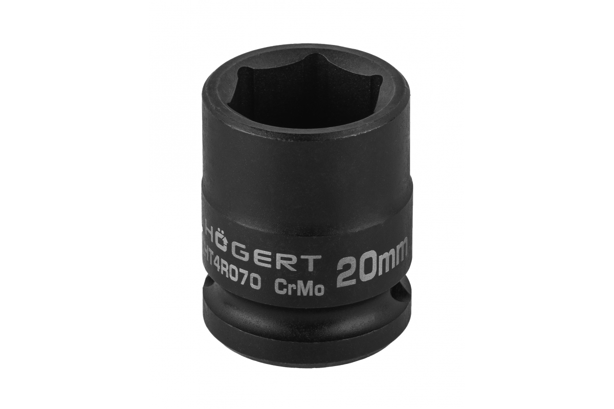 hoegert головка торцевая ударная шестигранная 1/2", 20 мм, din 3121, crmo от BTSprom.by