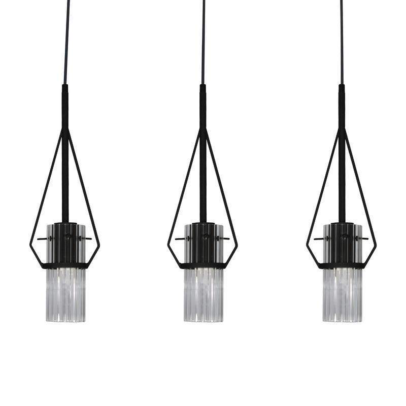  Светильник "Вираж" 231 (плафон 0016) НСБ 01-3х60-175 Е27 [ИМ] подвесной черн. Элетех 1005405278 фото в каталоге от BTSprom.by