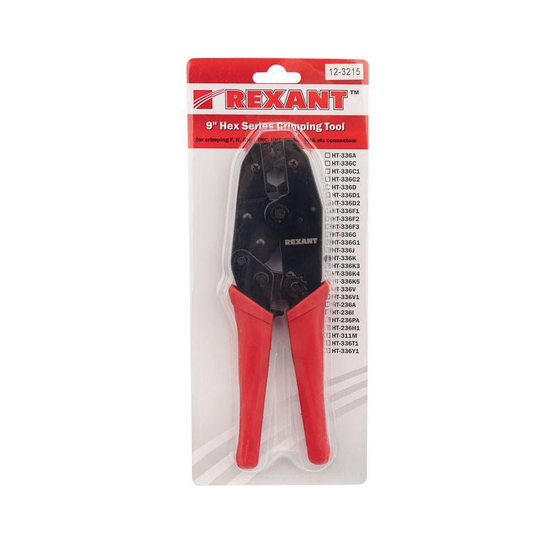  Кримпер для обжима F и BNC разъемов RG-8 RG-11 RG-174 RG-179 RG-213 (ht-301 K) Rexant 12-3215 фото в каталоге от BTSprom.by