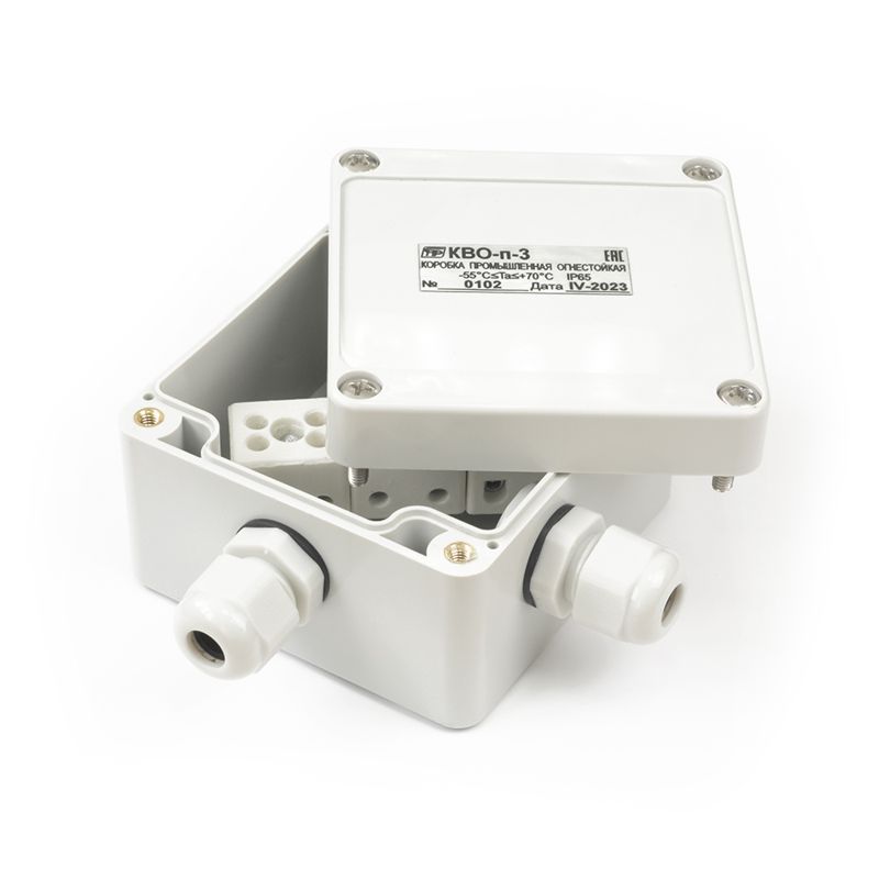 коробка огнестойкая 127х129х55 3 ввода 0.75-1.5кв.мм пластик. бел. спецприбор промрукав pr08.15634 от BTSprom.by