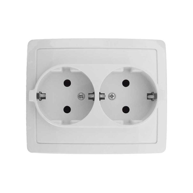 розетка 2-м сп simon15 16а ip20 250в с заземл. schuko без защ. шторок винт. клеммы бел. simon 1590456-030 от BTSprom.by розетка 2-м сп simon15 16а ip20 250в с заземл. schuko без защ. шторок винт. клеммы бел. simon 1590456-030 от BTSprom.by