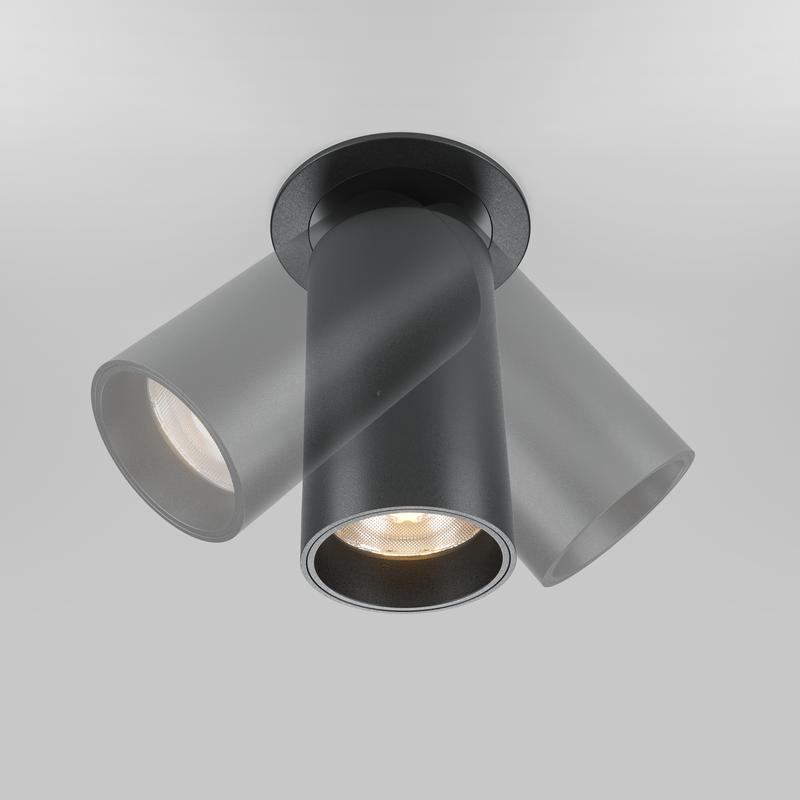  Светильник FOCUS LED 12Вт 3000К 60град. встраив. Maytoni DL125-L12-3K-B фото в каталоге от BTSprom.by