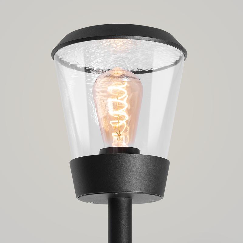  Светильник Faro 1х23Вт E27 IP54 бра настен. Maytoni O039WL-01B фото в каталоге от BTSprom.by