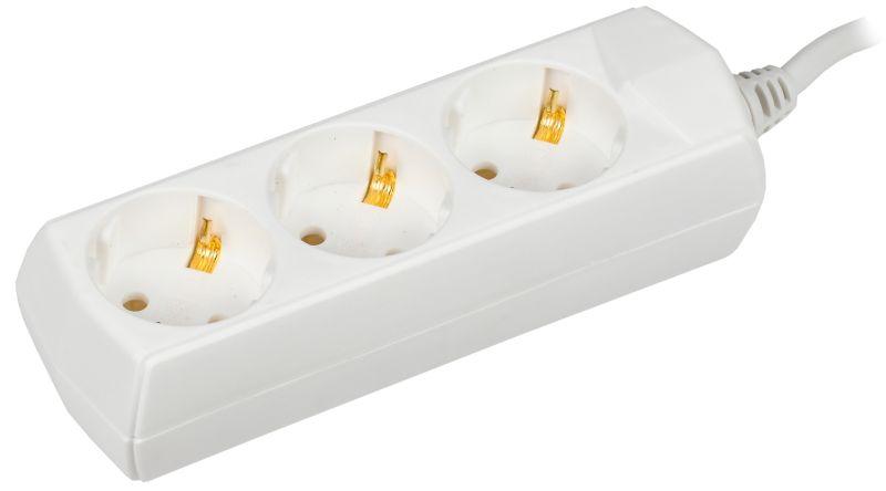 удлинитель 3х7м с заземл. 10а ip20 у03 2p+pe 250в 3х1 generica wyp10-10-03-07-z-g от BTSprom.by