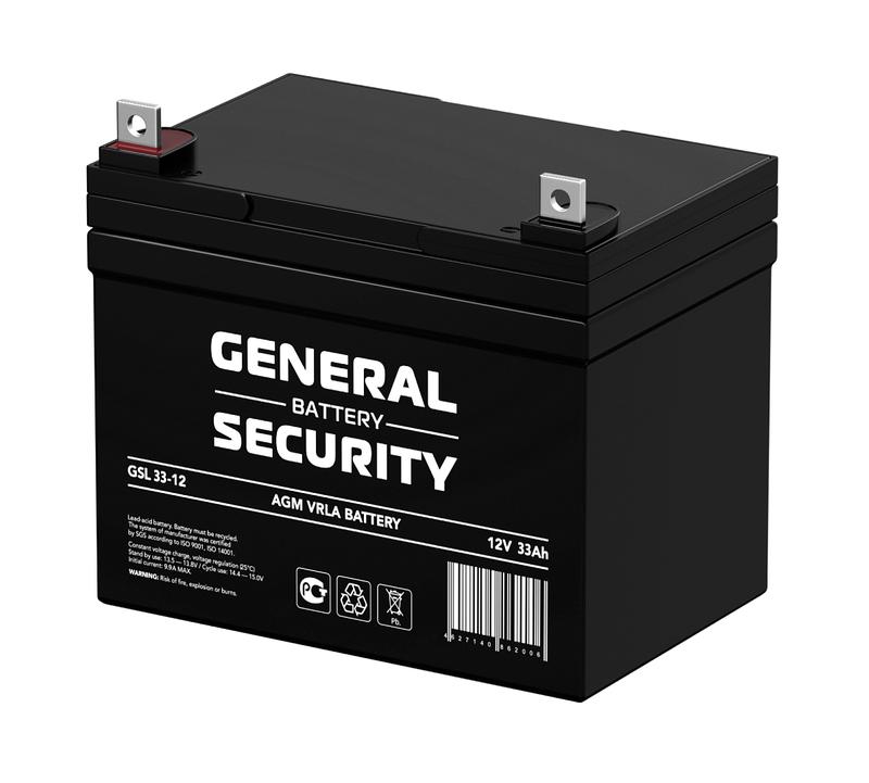 аккумулятор 12в 33а.ч general security gsl33-12 от BTSprom.by