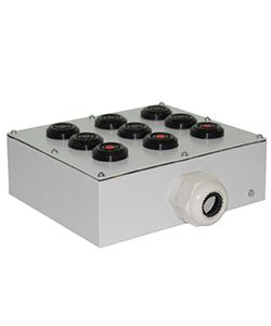 пост управления пку-15-21.331-54у2 (6хке081/2(1з+1р) черн. + 3хке081/2(1з+1р) красн. + pg-36) электротехник et008540 от BTSprom.by