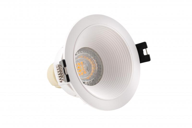 Светильник встраиваемый IP20 10Вт GU5.3 LED бел. пластик DENKIRS DK3027-WH фото в каталоге от BTSprom.by
