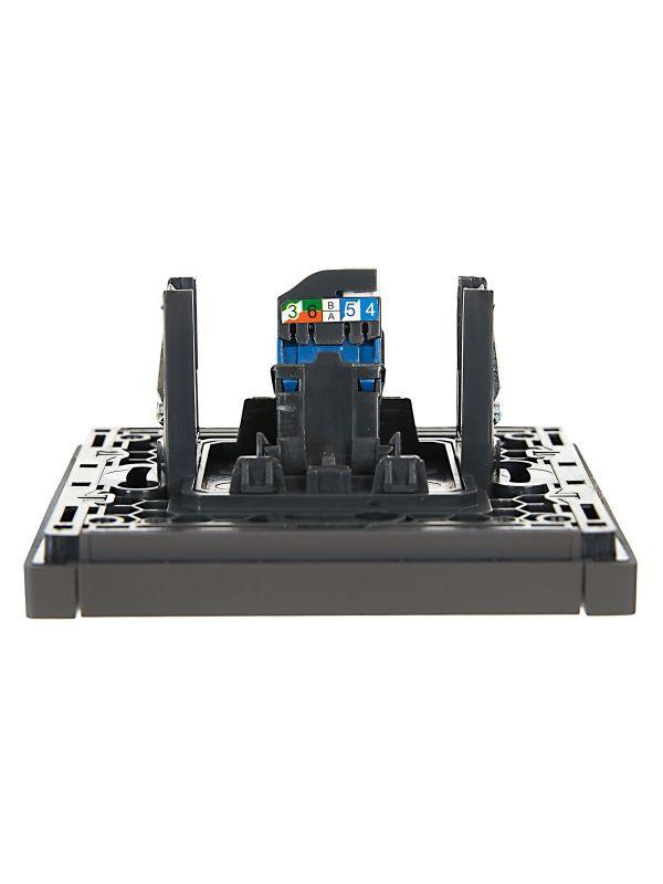  Розетка компьютерная RJ45 кат.6 FORTE&PIANO FP331 сер. IEK FP-K10-2-K03 фото в каталоге от BTSprom.by