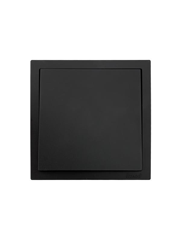 выключатель 1-кл. сп zima ip20 10а безвинт. зажим черн. бархат lezard 704-4288-100qc от BTSprom.by