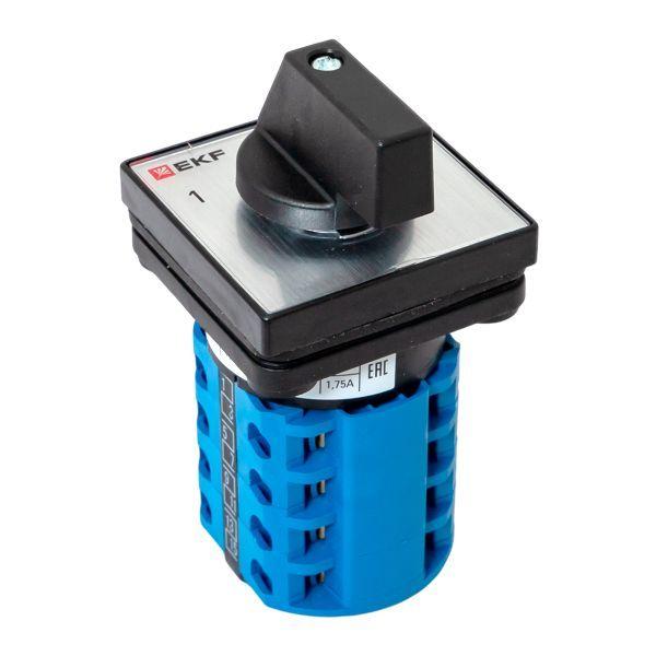  Переключатель кулачковый ПК-1-24 4п 10А "1-0-2" IP65 EKF pk-1-24-10-65 фото в каталоге от BTSprom.by