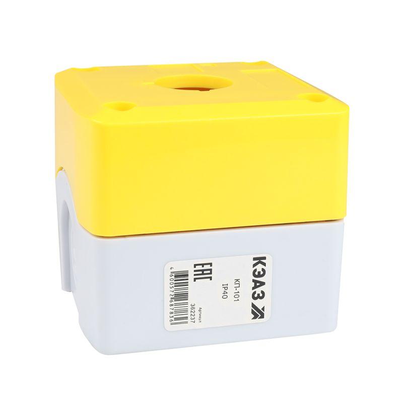 корпус кнопочного поста кп-101 желт. 1 отв. ip40 кэаз кэаз 362237 от BTSprom.by