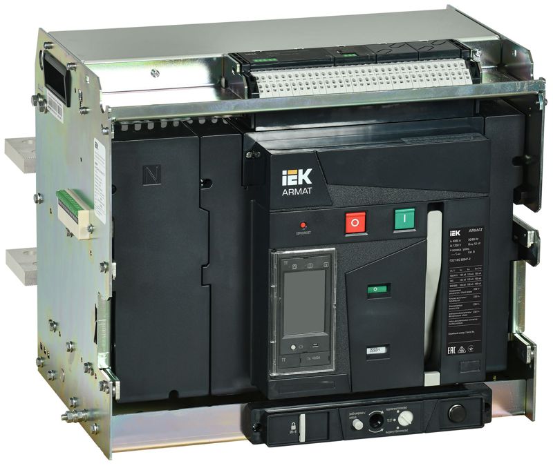выключатель автоматический воздушный 4п f 4000а 125ка tt выдвиж. с комплектом аксессуаров armat iek ar-acb-4vf-125-4000a-ttcf от BTSprom.by