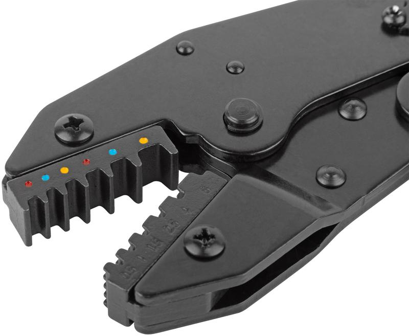  Пресс-клещи (кримпер) для обжима наконечников электропроводов с сечением 0.5-6мм MOS 60066М фото в каталоге от BTSprom.by