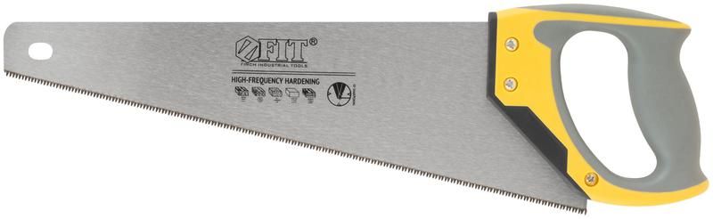 ножовка по дереву мелкий каленый зуб 14 тpi 3d заточка 3к пласт.прорезиненная ручка профи 400мм fit 40482 от BTSprom.by