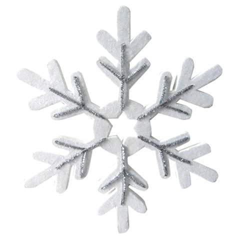 елочная фигура снежинка сказочная, 40 см, цвет серебряный от BTSprom.by