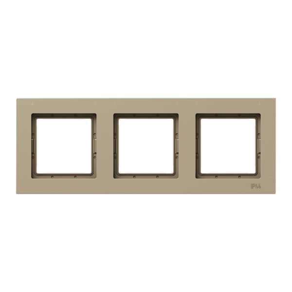 рамка 3-м эпика ip44 пластик шампань ekf up1-fpc-03-44 от BTSprom.by