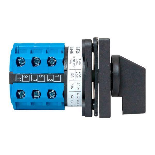  Переключатель кулачковый ПК-1-43 3п 10А "1-0-2" IP65 EKF pk-1-43-10-65 фото в каталоге от BTSprom.by