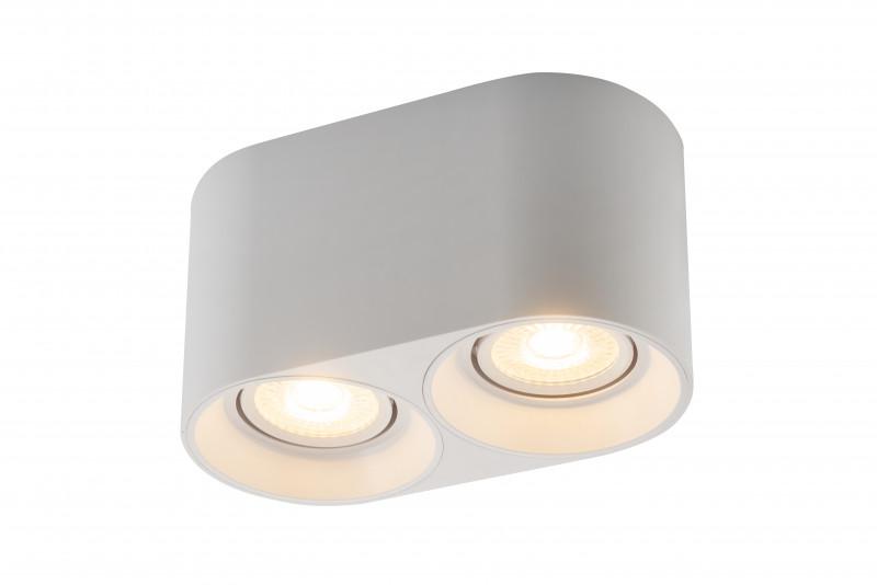  Светильник 10Вт GU5.3 IP20 LED накладной пластик бел. DENKIRS 628026 фото в каталоге от BTSprom.by
